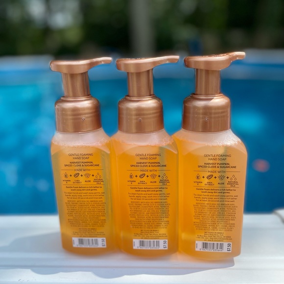 NWT BBW SWEET CINNAMON PUMPKIN FOAMING HANDSOAP X3 - Picture 3 of 4